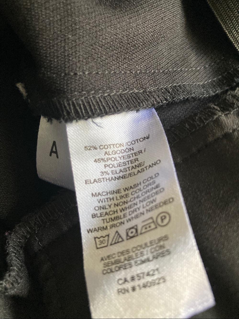 Ann Taylor LOFT High Waist Curvy Skinny Pants Sz 12 Black - Picture 8 of 8